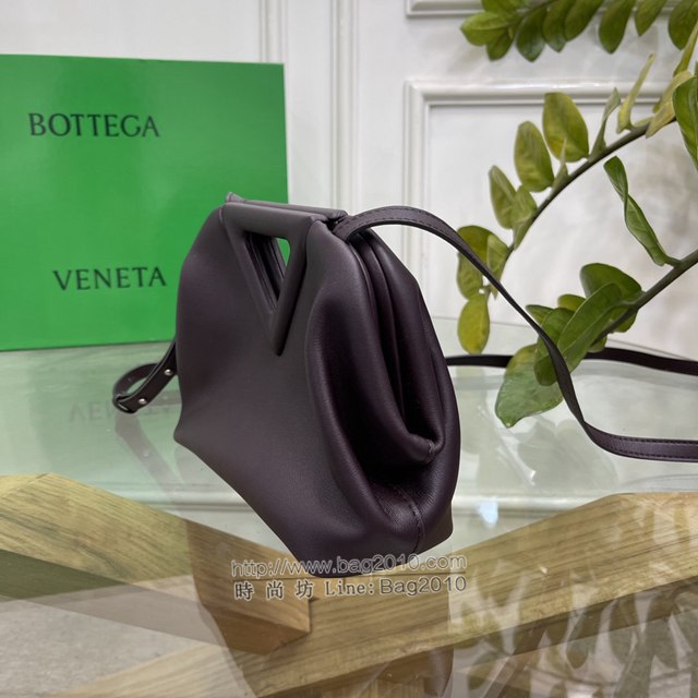 Bottega veneta高端女包 98088 寶緹嘉THE TRIANGLE BV專櫃新款葡萄紫三角形五金手提女包  gxz1132